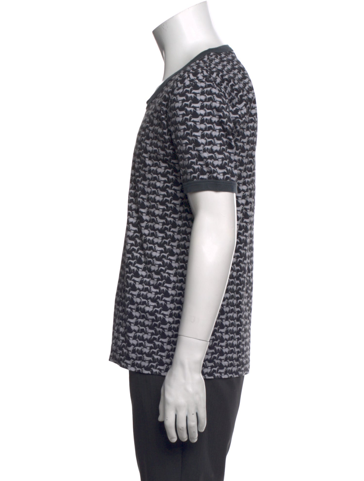 Dolce & Gabbana Printed Scoop Neck T-Shirt