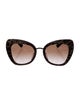 Dolce & Gabbana Cat-Eye Gradient Sunglasses