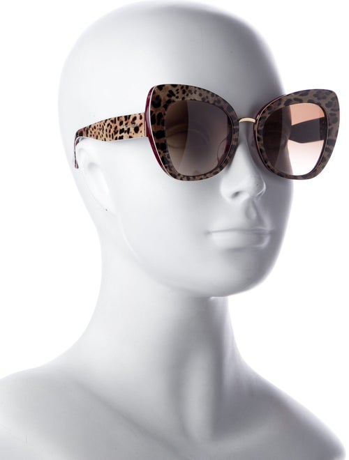 Dolce & Gabbana Cat-Eye Gradient Sunglasses