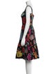 Dolce & Gabbana Floral Print Knee-Length Dress