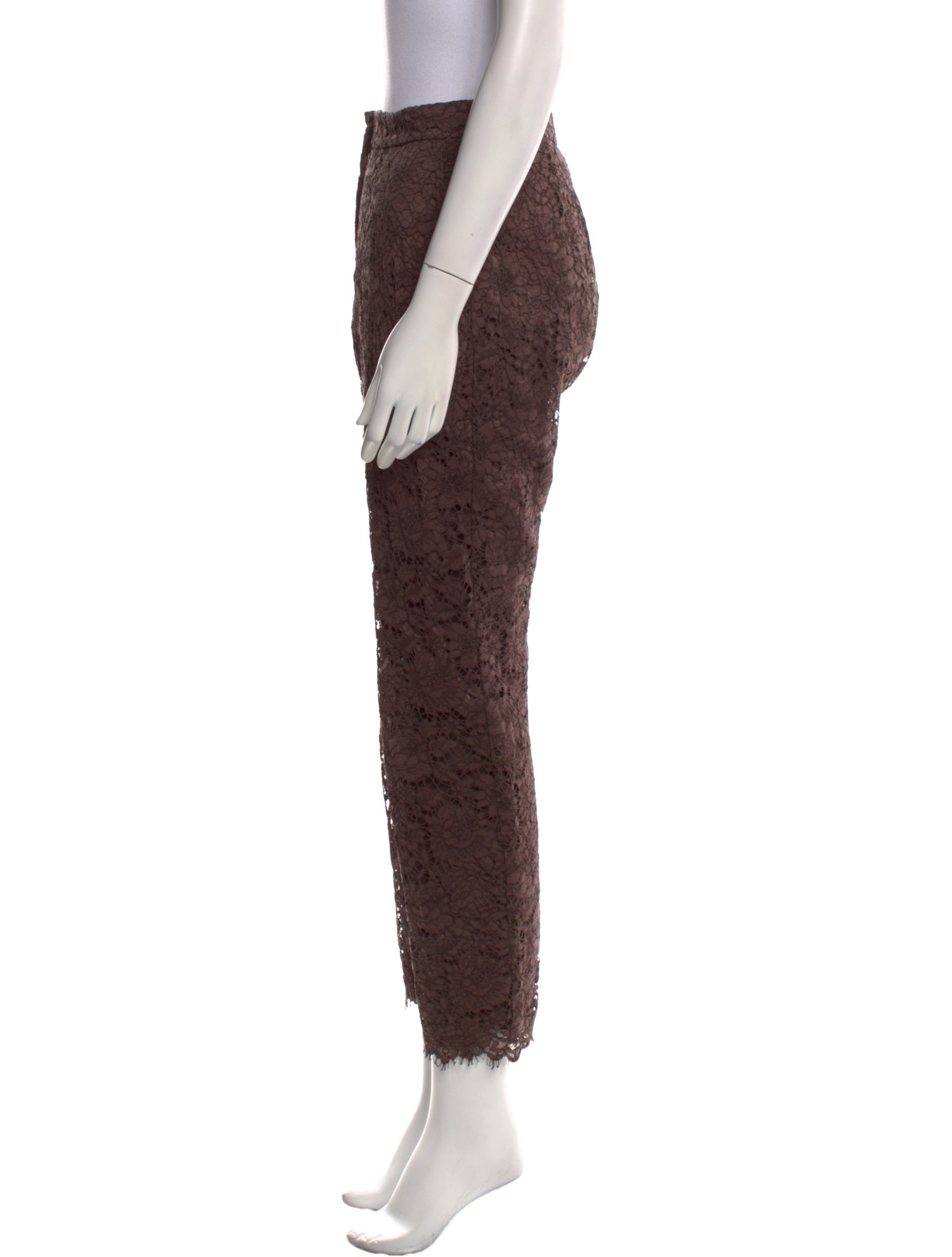 Dolce & Gabbana Floral Print Skinny Leg Pants