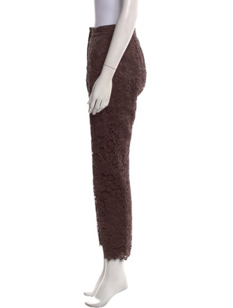 Dolce & Gabbana Floral Print Skinny Leg Pants