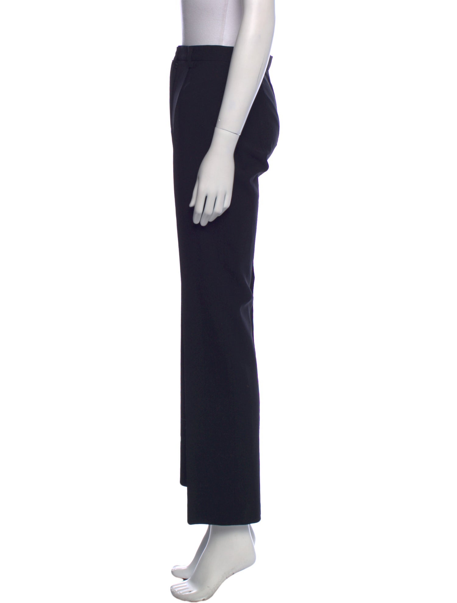 Dolce & Gabbana Virgin Wool Wide Leg Pants