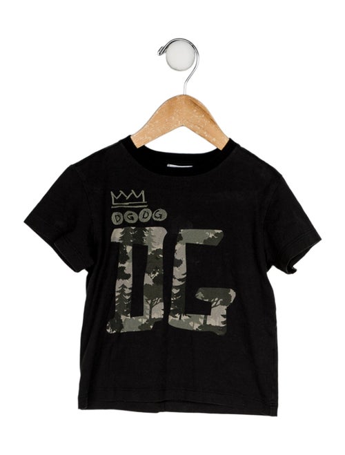Dolce & Gabbana Toddler Boys' Graphic Printed Short Sleeve T-Shirt