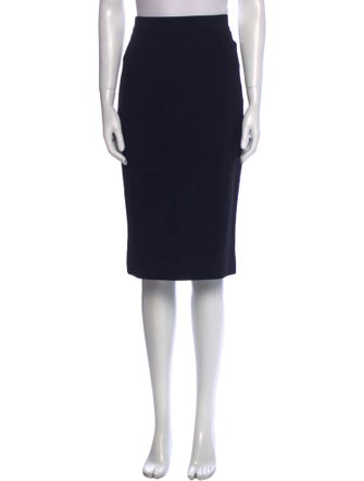 Dolce & Gabbana Virgin Wool Knee-Length Skirt