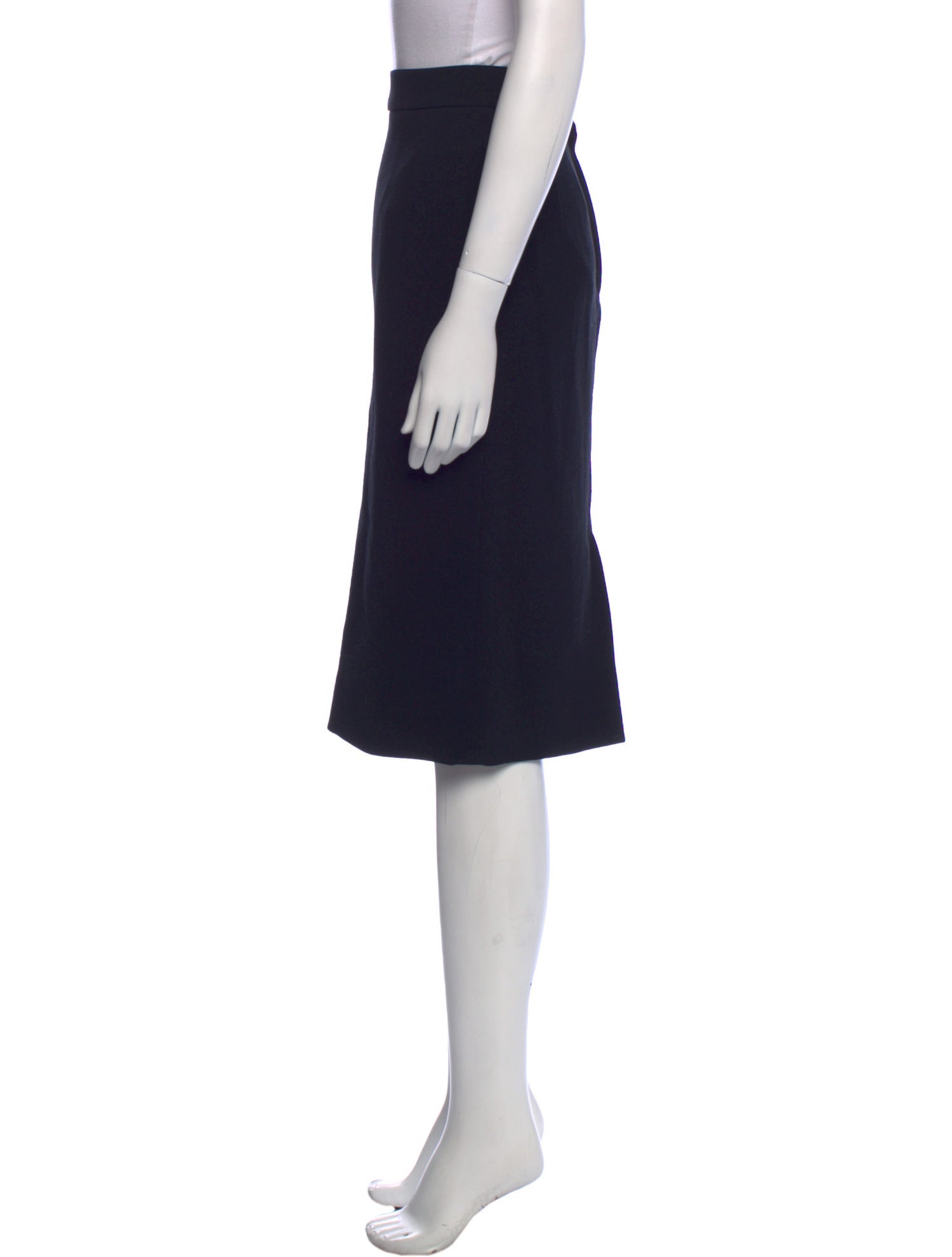 Dolce & Gabbana Virgin Wool Knee-Length Skirt