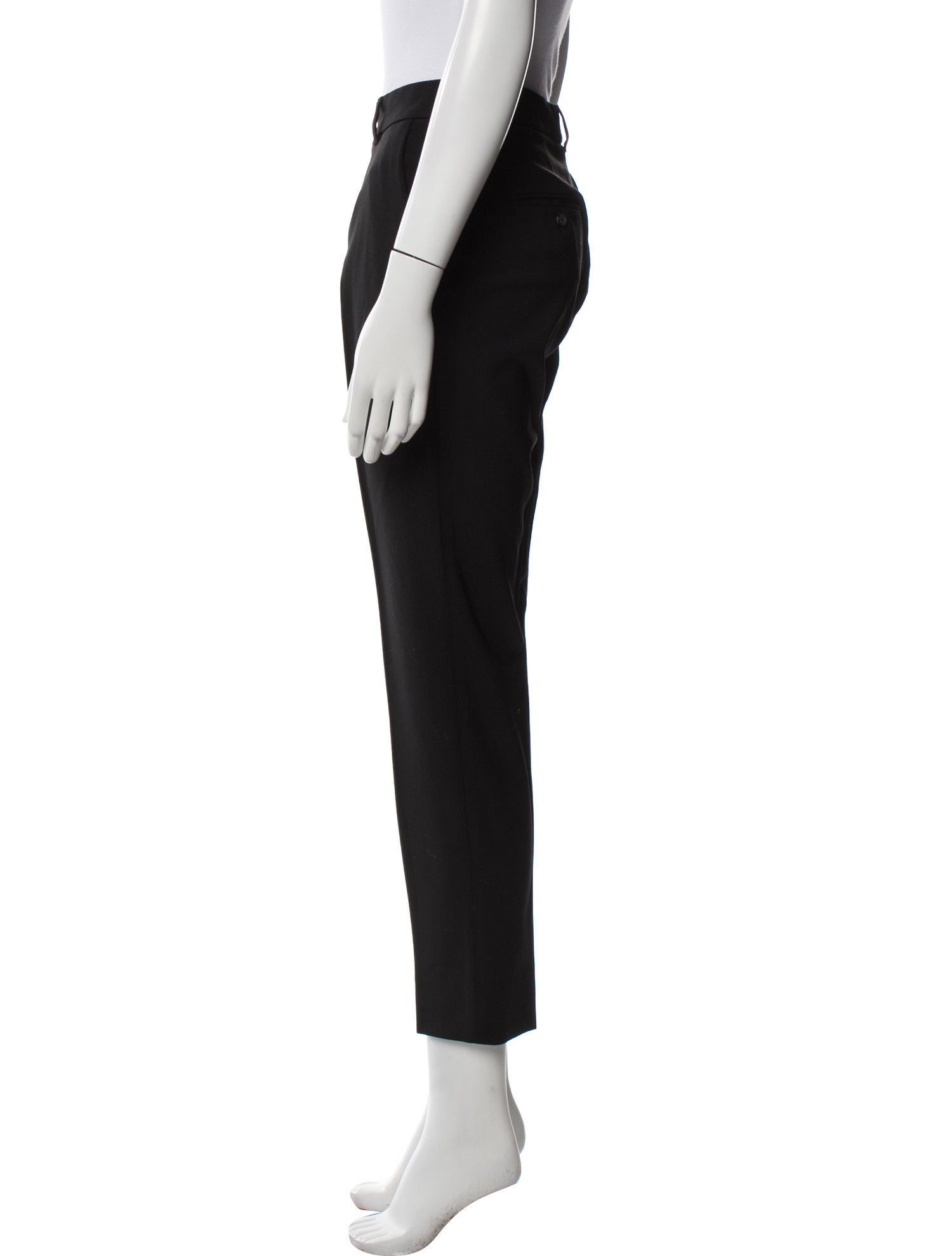 Dolce & Gabbana Virgin Wool Straight Leg Pants
