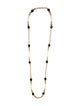 Dolce & Gabbana Faux Pearl & Resin Bead 'Love' Double Strand Necklace