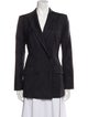 Dolce & Gabbana Virgin Wool Striped Blazer