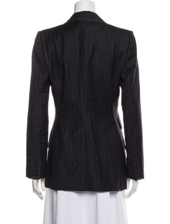 Dolce & Gabbana Virgin Wool Striped Blazer