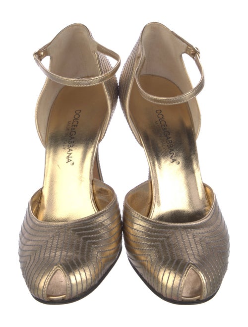 Dolce & Gabbana Leather D'Orsay Pumps
