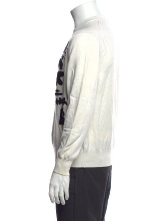 Dolce & Gabbana Virgin Wool Graphic Print Sweatshirt