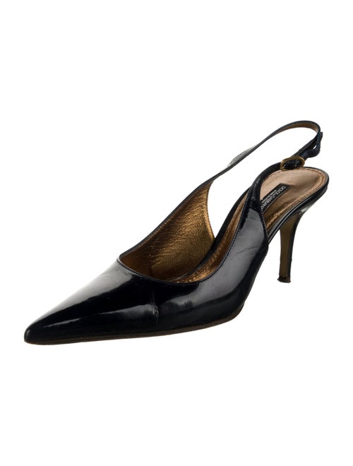 Dolce & Gabbana Patent Leather Slingback Pumps