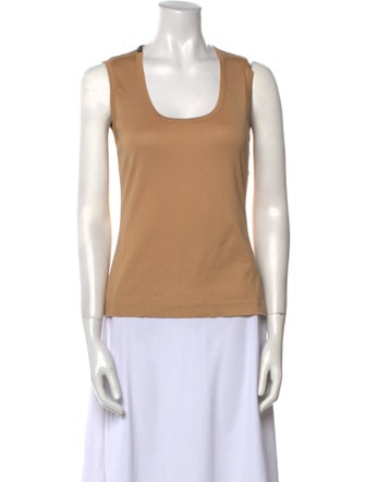 Dolce & Gabbana Scoop Neck Sleeveless Top