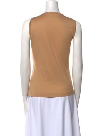 Dolce & Gabbana Scoop Neck Sleeveless Top