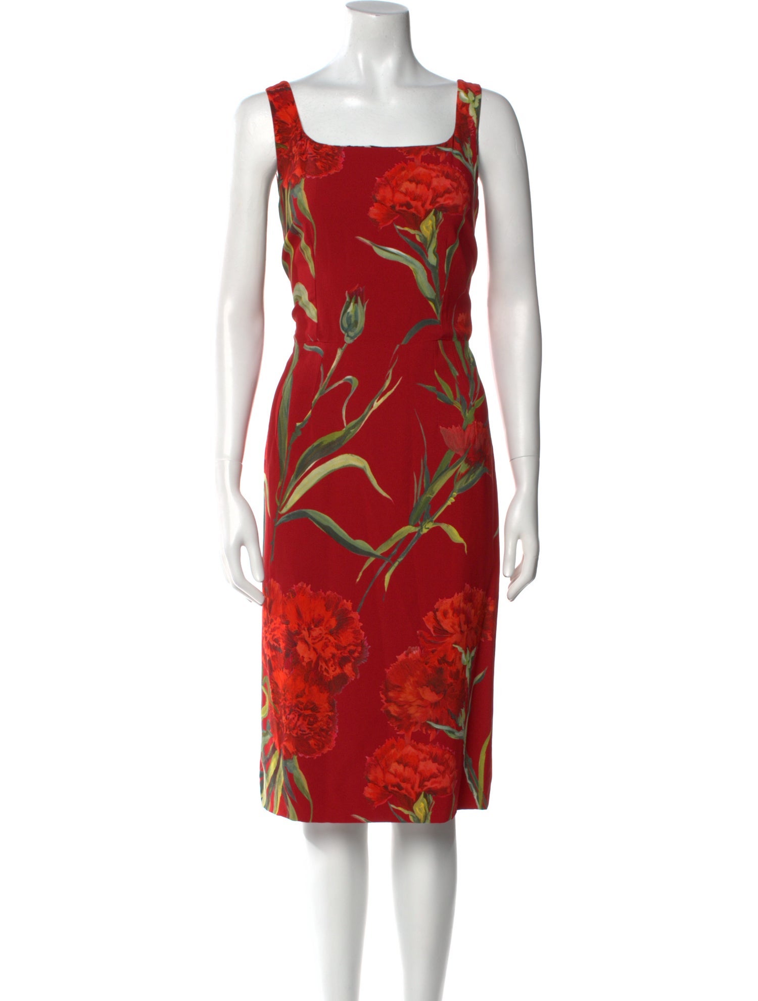 Dolce & Gabbana Printed Midi Length Dress