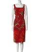 Dolce & Gabbana Printed Midi Length Dress
