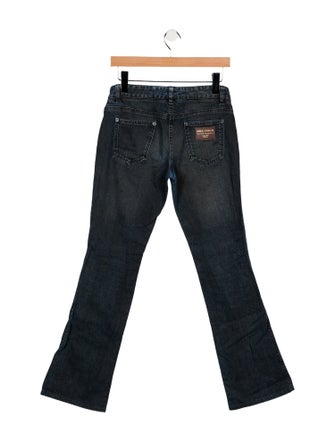 Dolce & Gabbana Mid-Rise Straight Leg Jeans