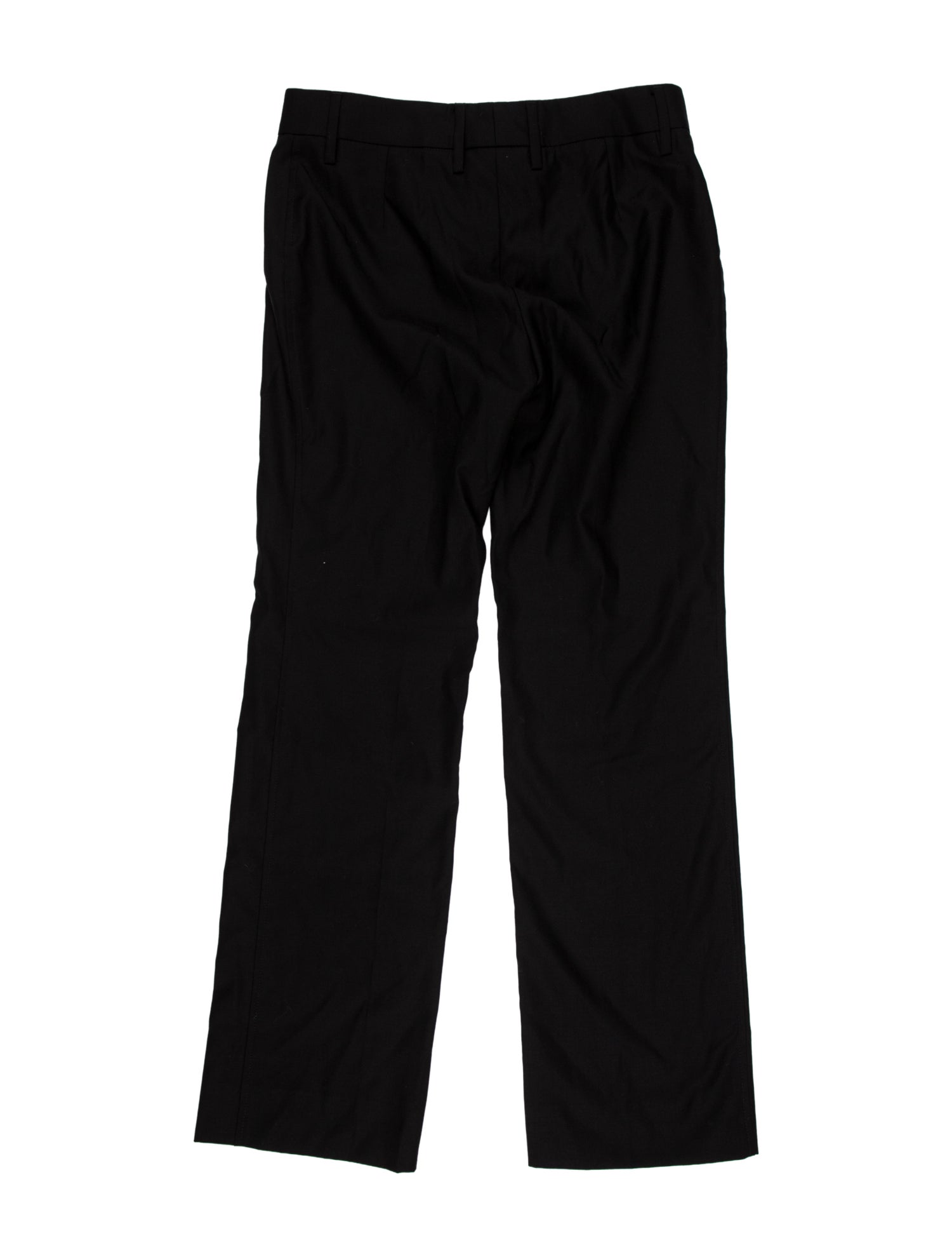 Dolce & Gabbana Virgin Wool Straight Leg Pants