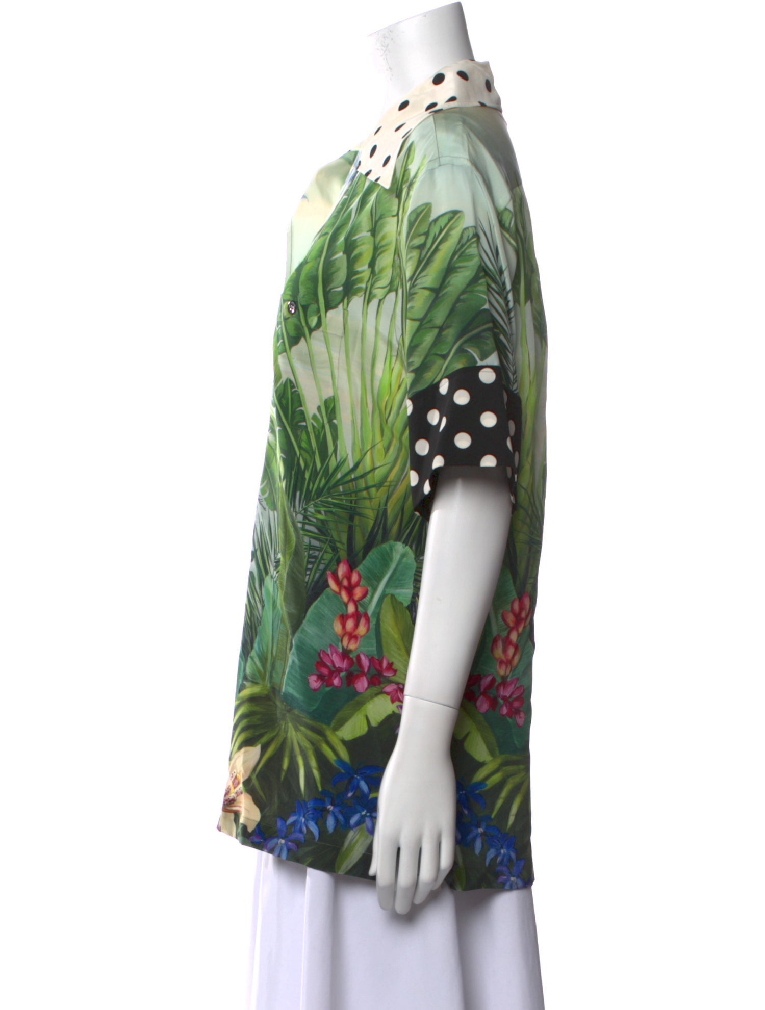 Dolce & Gabbana Silk Printed Blouse