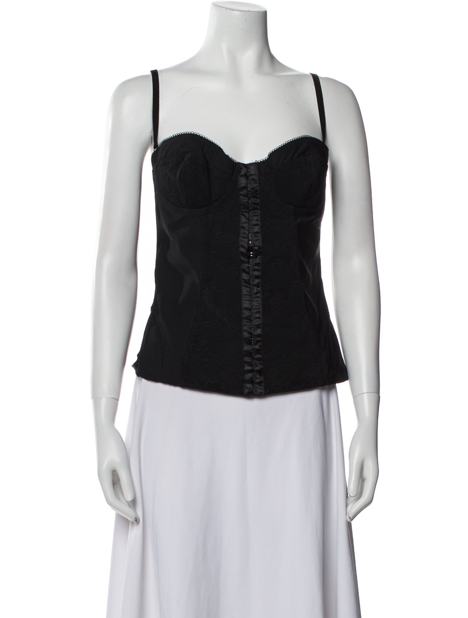 D&G Square Neckline Sleeveless Top