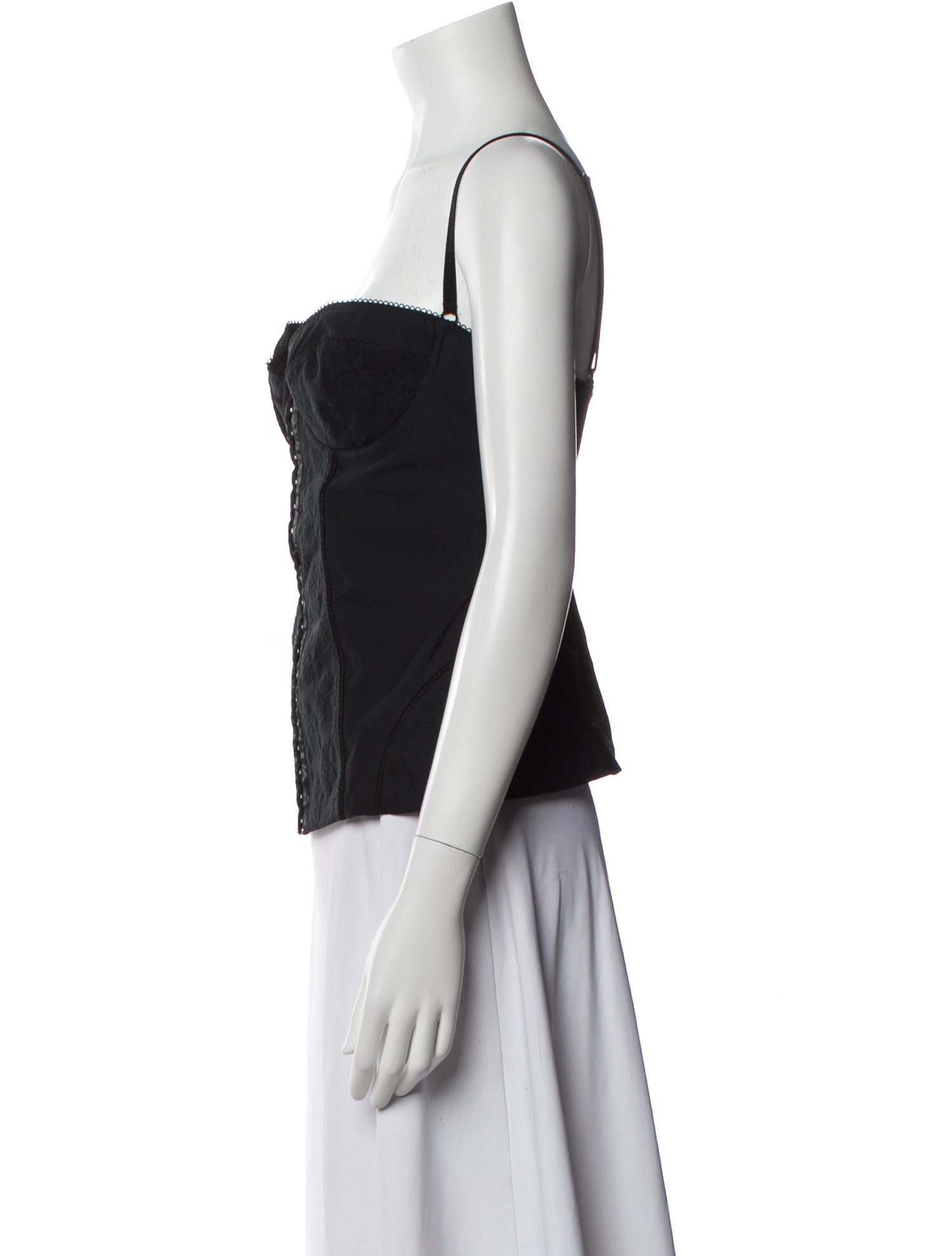 D&G Square Neckline Sleeveless Top