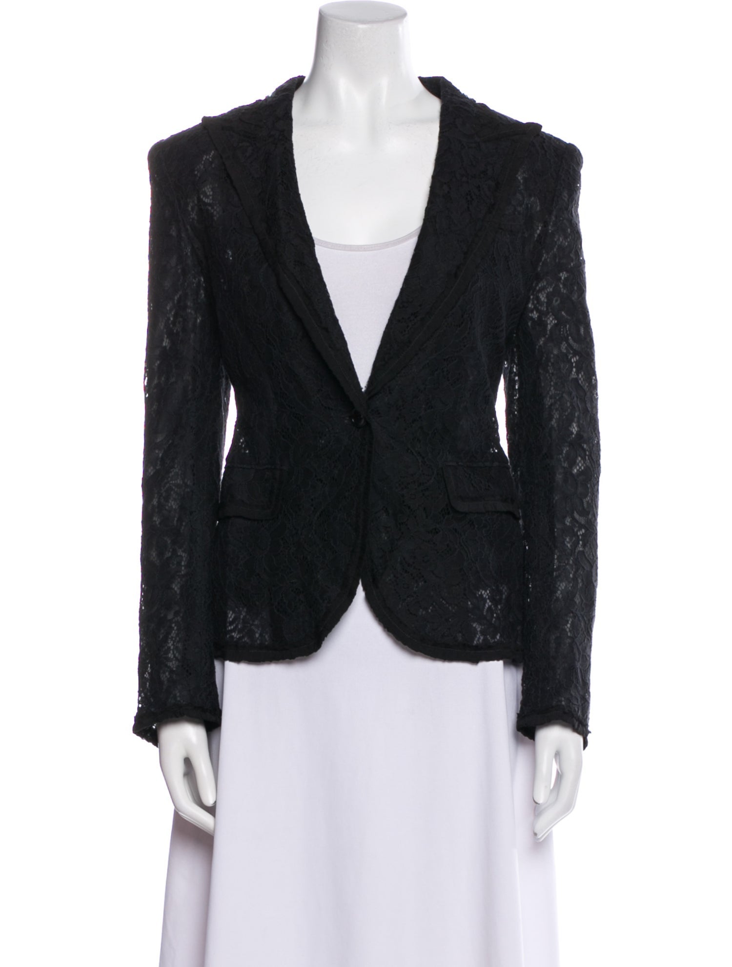 Dolce & Gabbana Lace Pattern Blazer