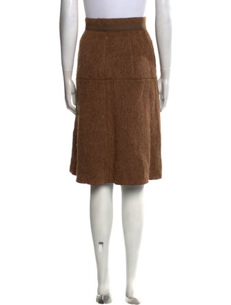 Dolce & Gabbana Virgin Wool Knee-Length Skirt