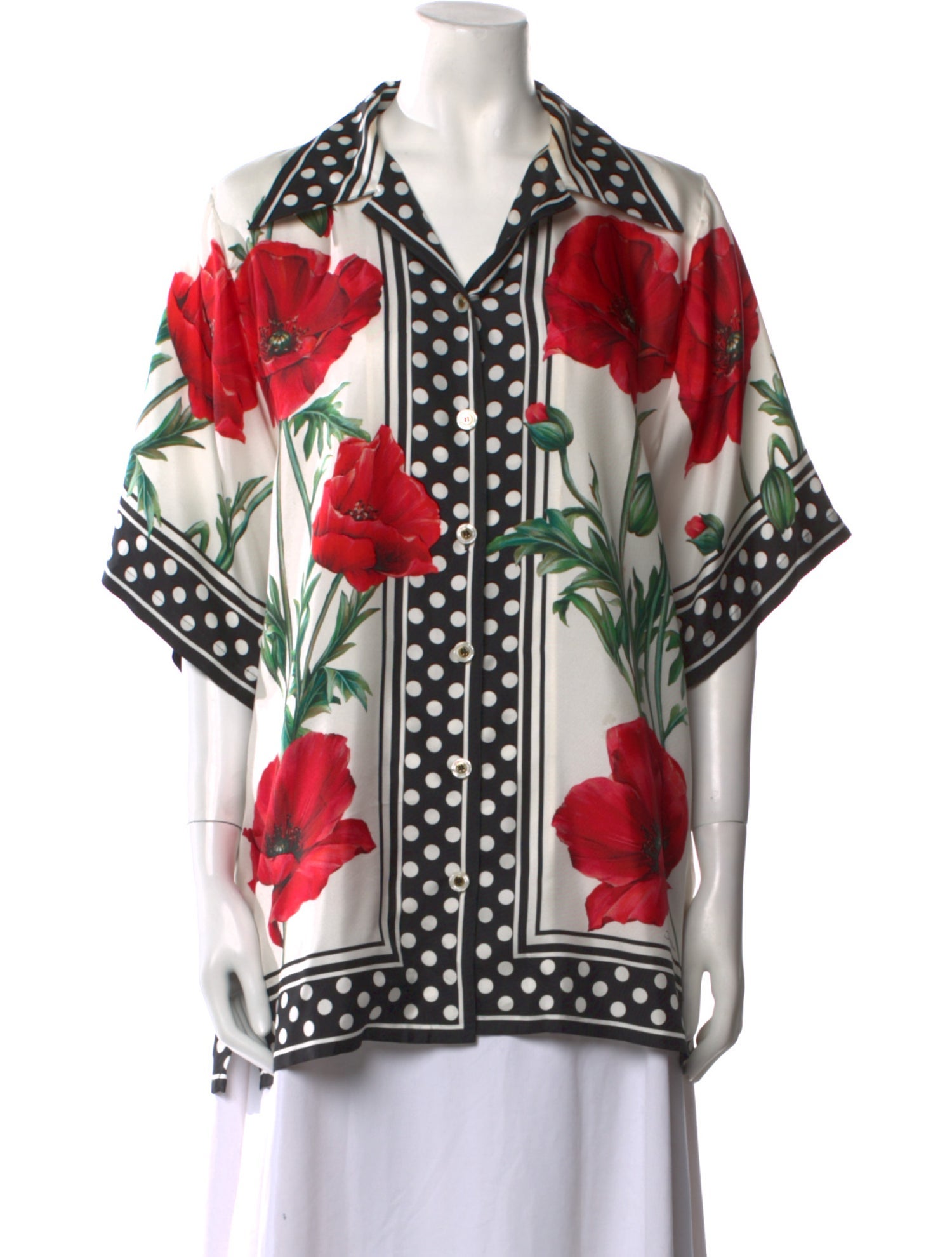 Dolce & Gabbana Silk Printed Tunic