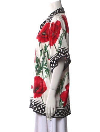 Dolce & Gabbana Silk Printed Tunic