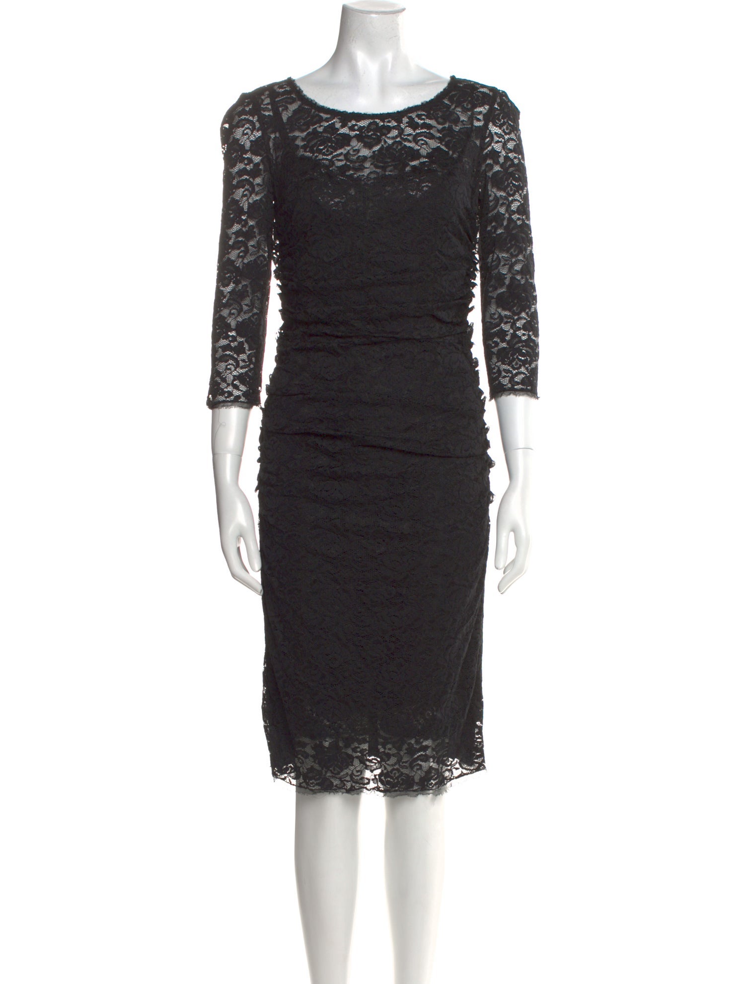 Dolce & Gabbana Lace Knee-Length Dress