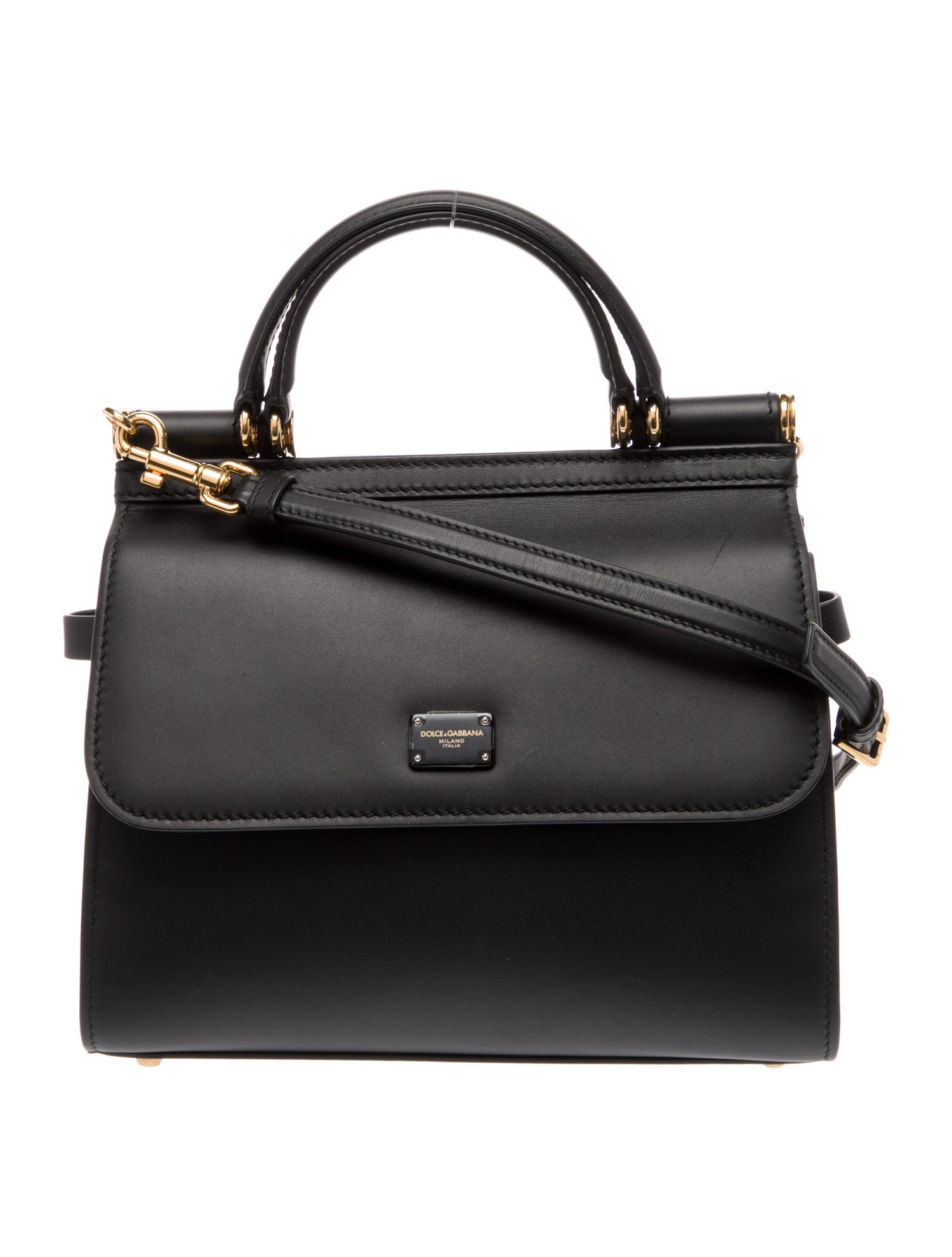 Dolce & Gabbana Leather Top Handle Bag