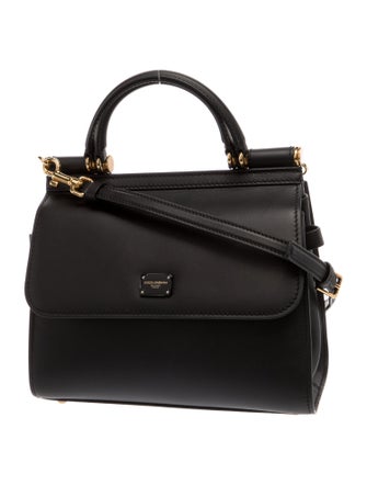 Dolce & Gabbana Leather Top Handle Bag
