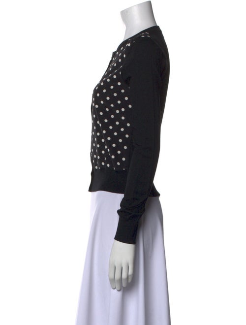 Dolce & Gabbana Virgin Wool Polka Dot Print Sweater