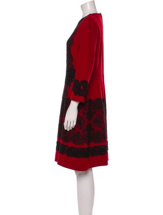 Dolce & Gabbana Floral Print Knee-Length Dress