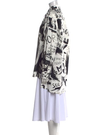 Dolce & Gabbana Printed Long Sleeve Tunic