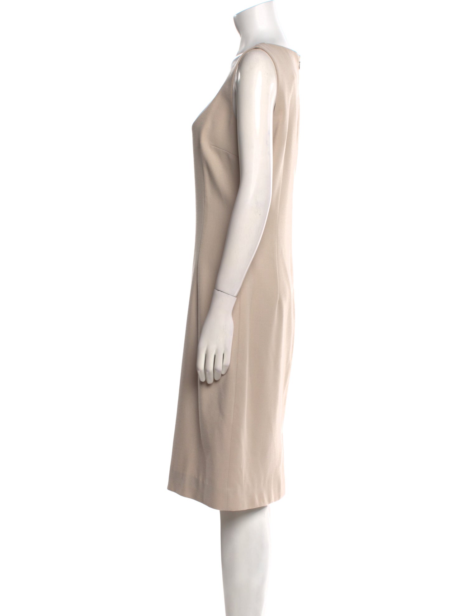 Dolce & Gabbana Virgin Wool Knee-Length Dress