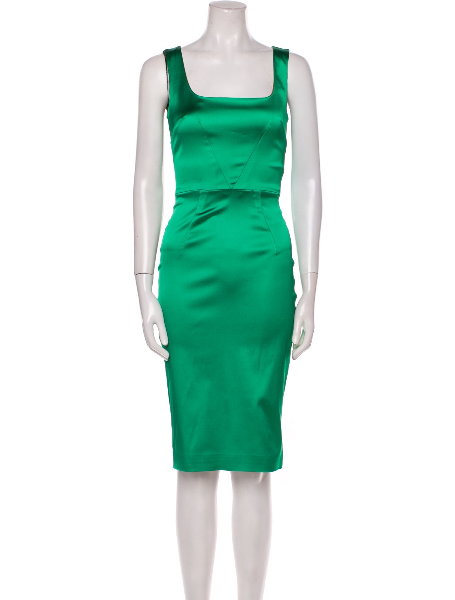 D&G Square Neckline Knee-Length Dress