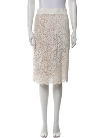 Dolce & Gabbana Lace Pattern Knee-Length Skirt