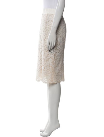 Dolce & Gabbana Lace Pattern Knee-Length Skirt