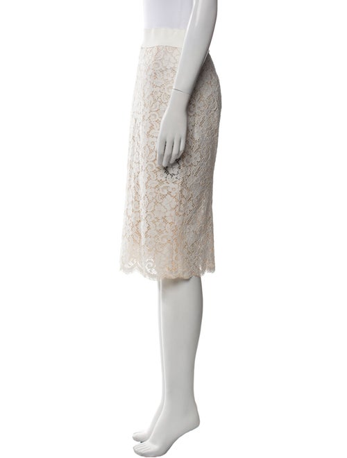 Dolce & Gabbana Lace Pattern Knee-Length Skirt