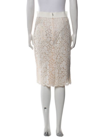 Dolce & Gabbana Lace Pattern Knee-Length Skirt
