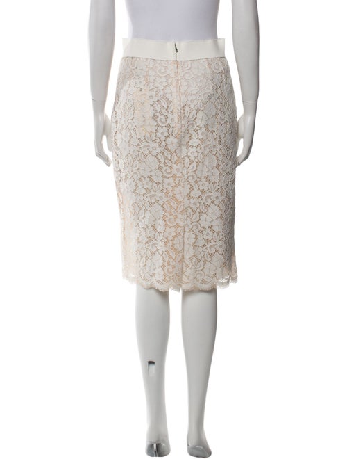 Dolce & Gabbana Lace Pattern Knee-Length Skirt