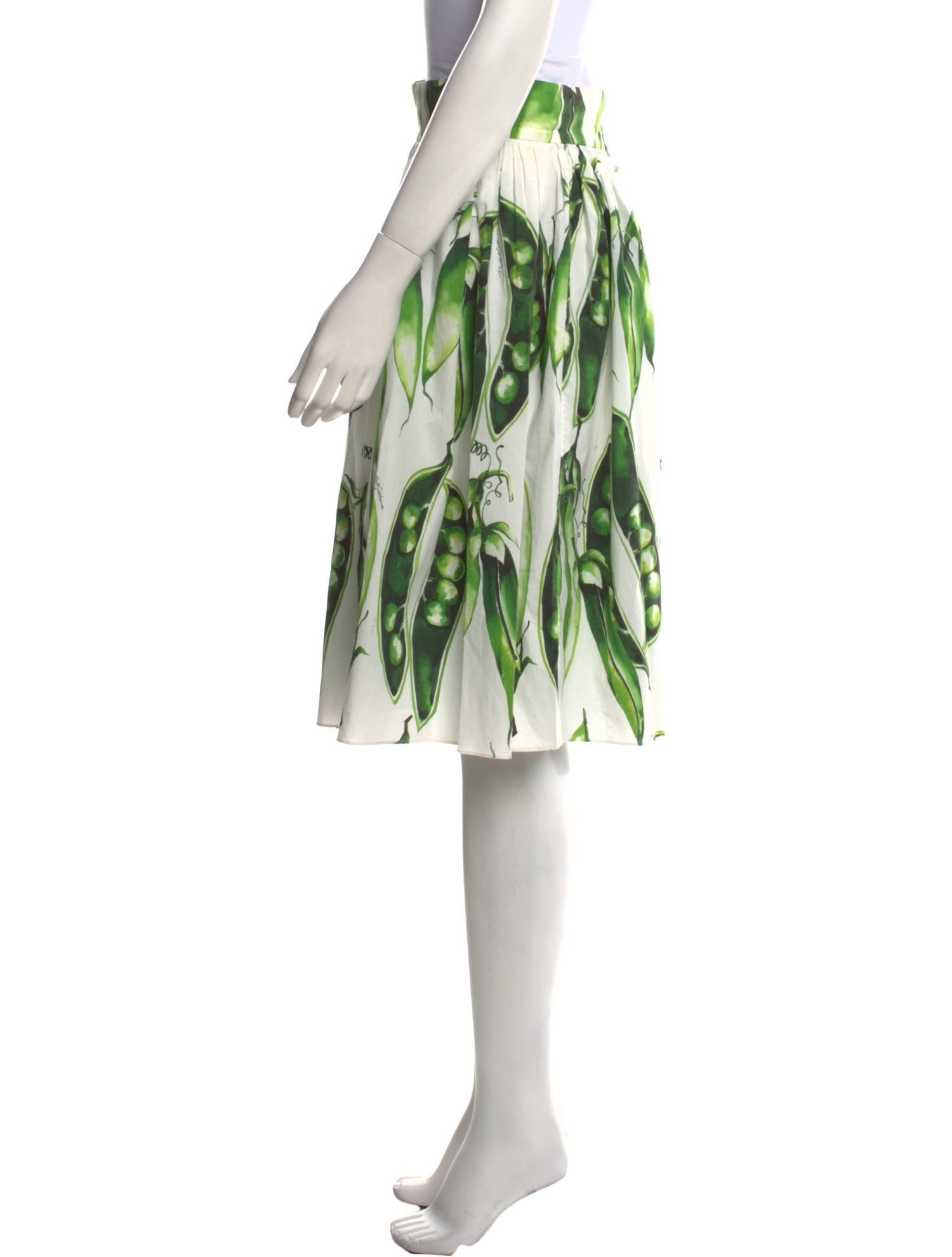 Dolce & Gabbana Printed Knee-Length Skirt