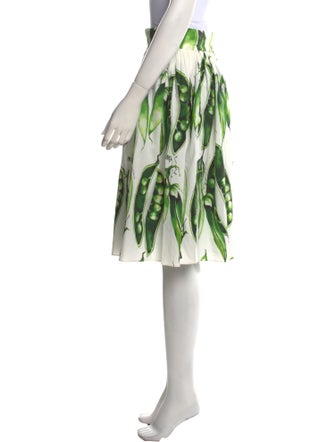 Dolce & Gabbana Printed Knee-Length Skirt