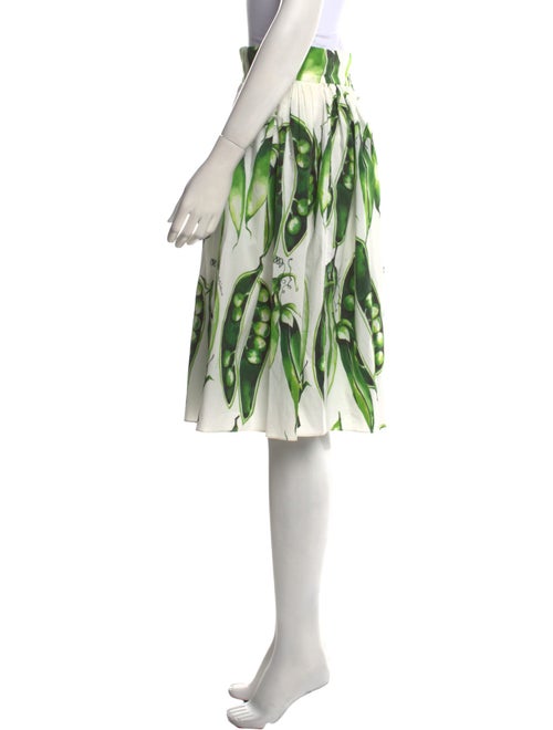 Dolce & Gabbana Printed Knee-Length Skirt