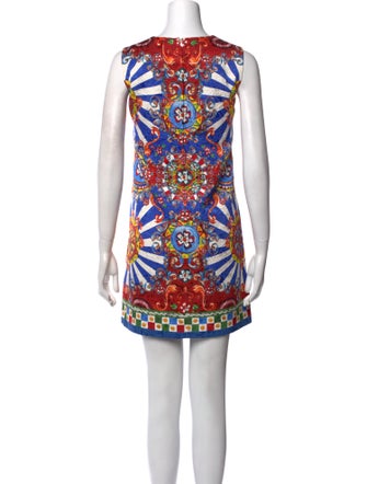 Dolce & Gabbana Printed Mini Dress