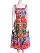 Dolce & Gabbana Printed Long Dress