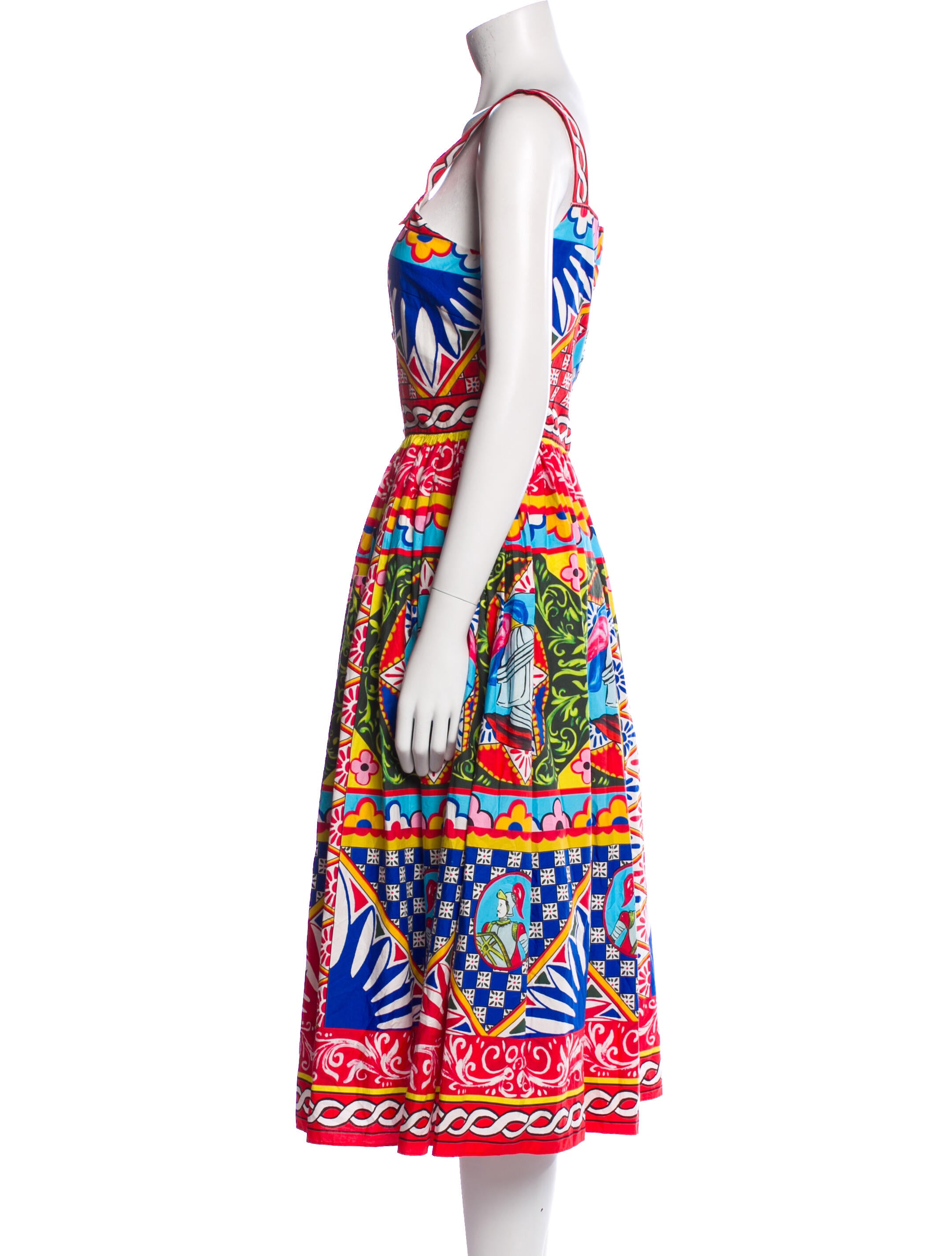 Dolce & Gabbana Printed Long Dress