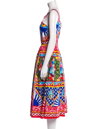Dolce & Gabbana Printed Long Dress